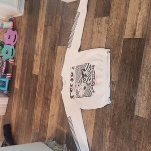 White Powerpuff Girls Graphic Sweatshirt